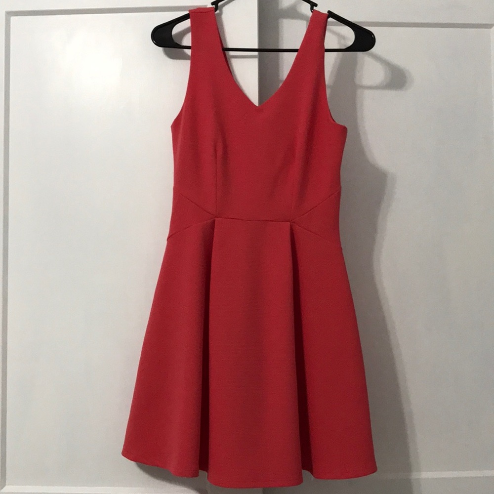 Hot pink dress